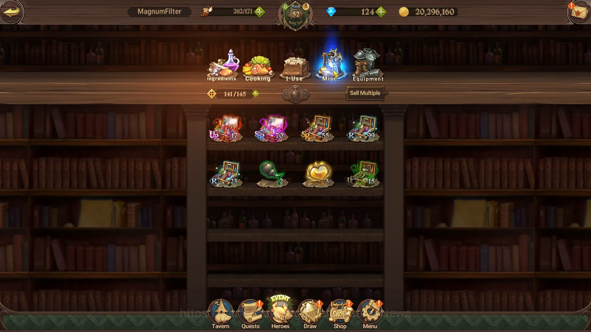 The Seven Deadly Sins: Grand Cross Accounts Midgame Asia|2,1M CC|124 DM|1 LR+8 2