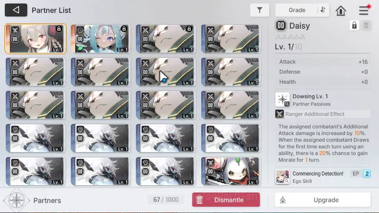Chaos Zero Nightmare Accounts GLOBAL Verif | Lv05 |Starter MeiLin Maribell + 2SR image 3