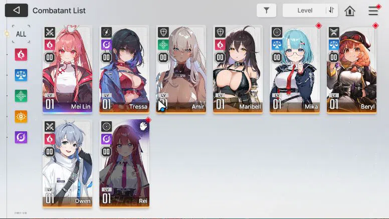 Chaos Zero Nightmare Accounts GLOBAL Verif | Lv05 |Starter MeiLin Maribell + 2SR image 4