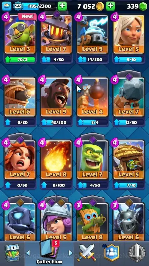 Clash Royale Accounts LV 23|Trophy 4169|KTL 23|Card 74/121|2 Hero 1 Evo  image 17