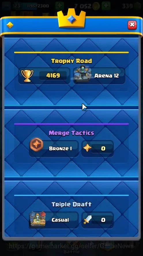Clash Royale Accounts LV 23|Trophy 4169|KTL 23|Card 74/121|2 Hero 1 Evo  image 3