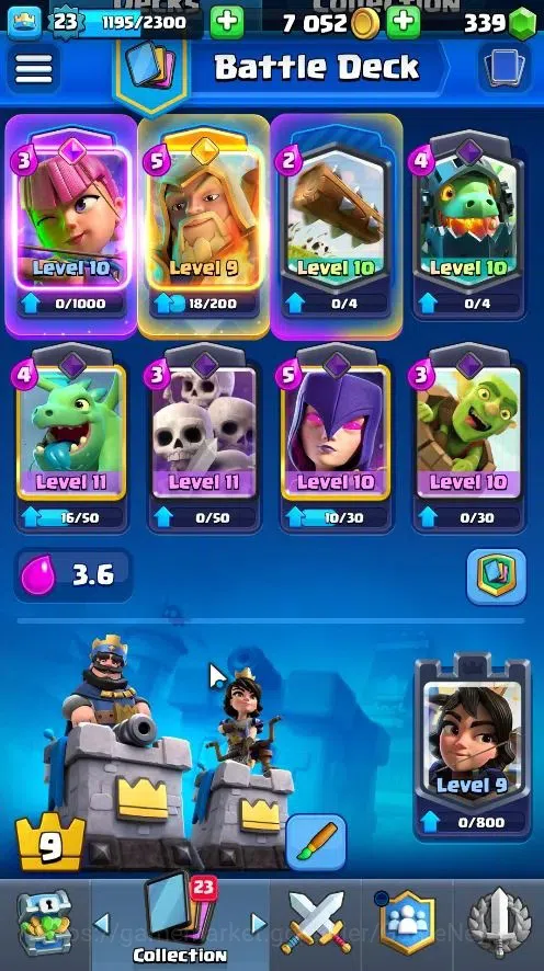 Clash Royale Accounts LV 23|Trophy 4169|KTL 23|Card 74/121|2 Hero 1 Evo  image 7