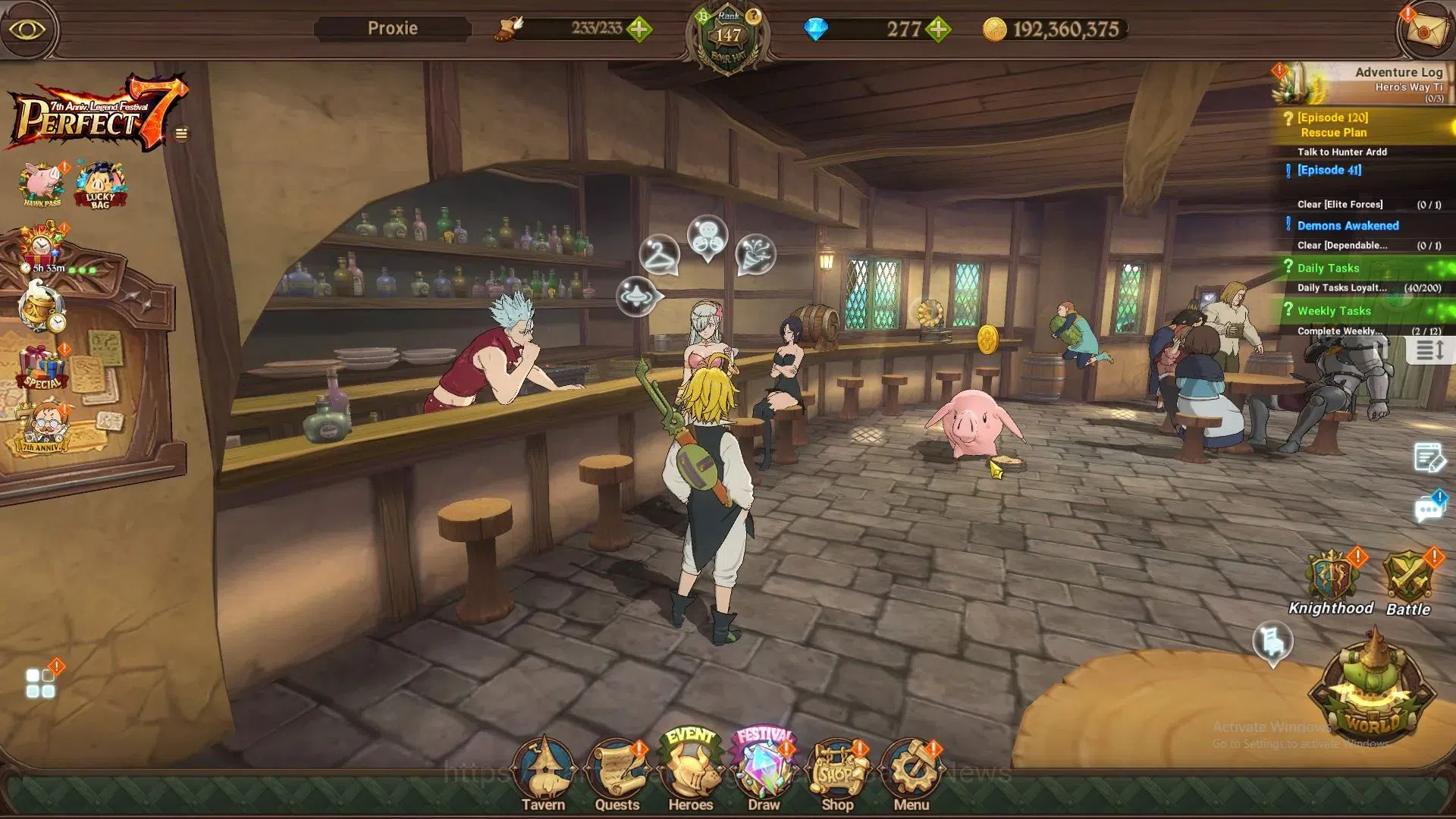 The Seven Deadly Sins: Grand Cross Accounts ASIA|7,5M CC|69 LS+277 DM|9 LR+13 UR+Many Collab|S image 1