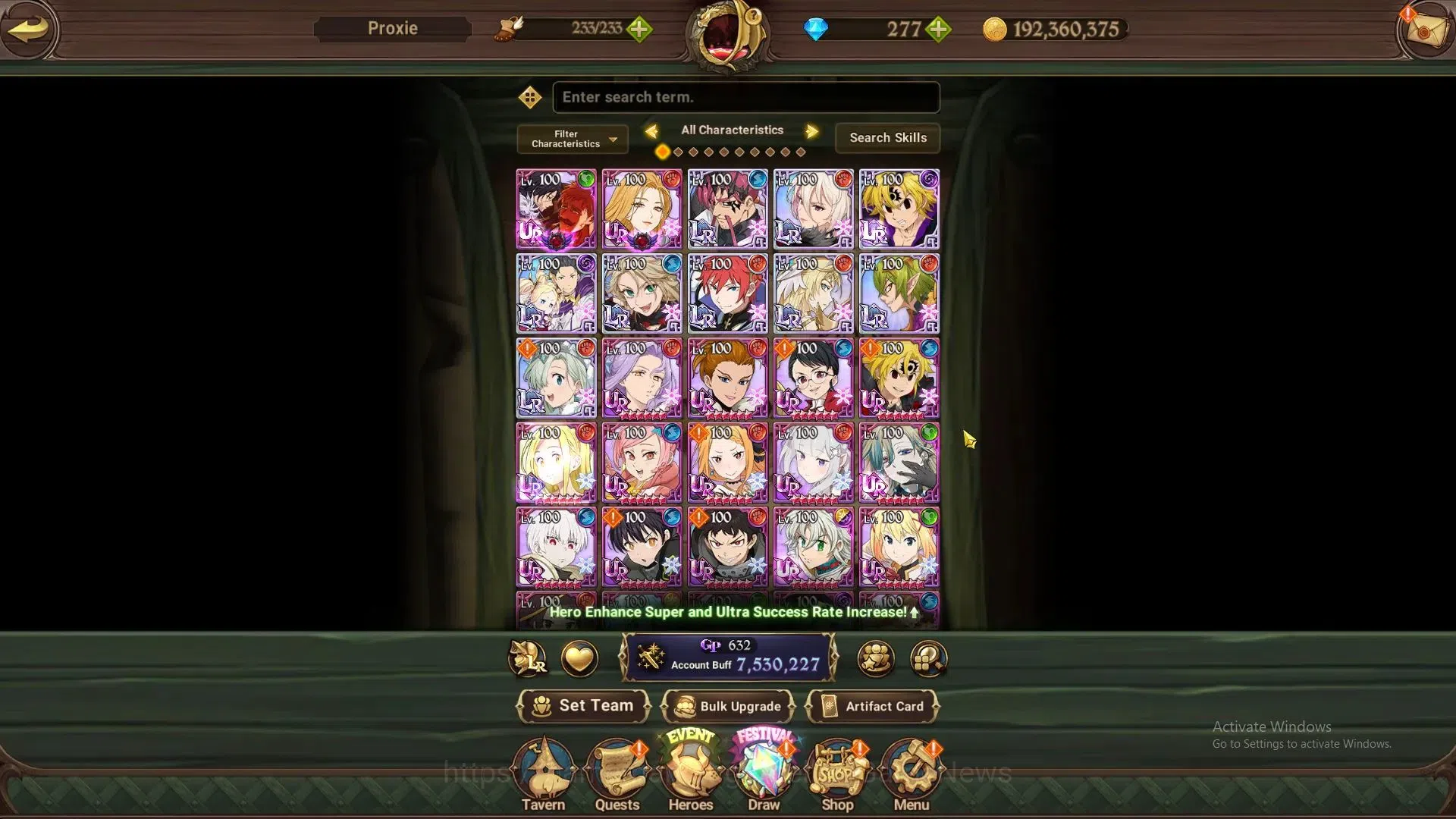 The Seven Deadly Sins: Grand Cross Accounts ASIA|7,5M CC|69 LS+277 DM|9 LR+13 UR+Many Collab|S image 12