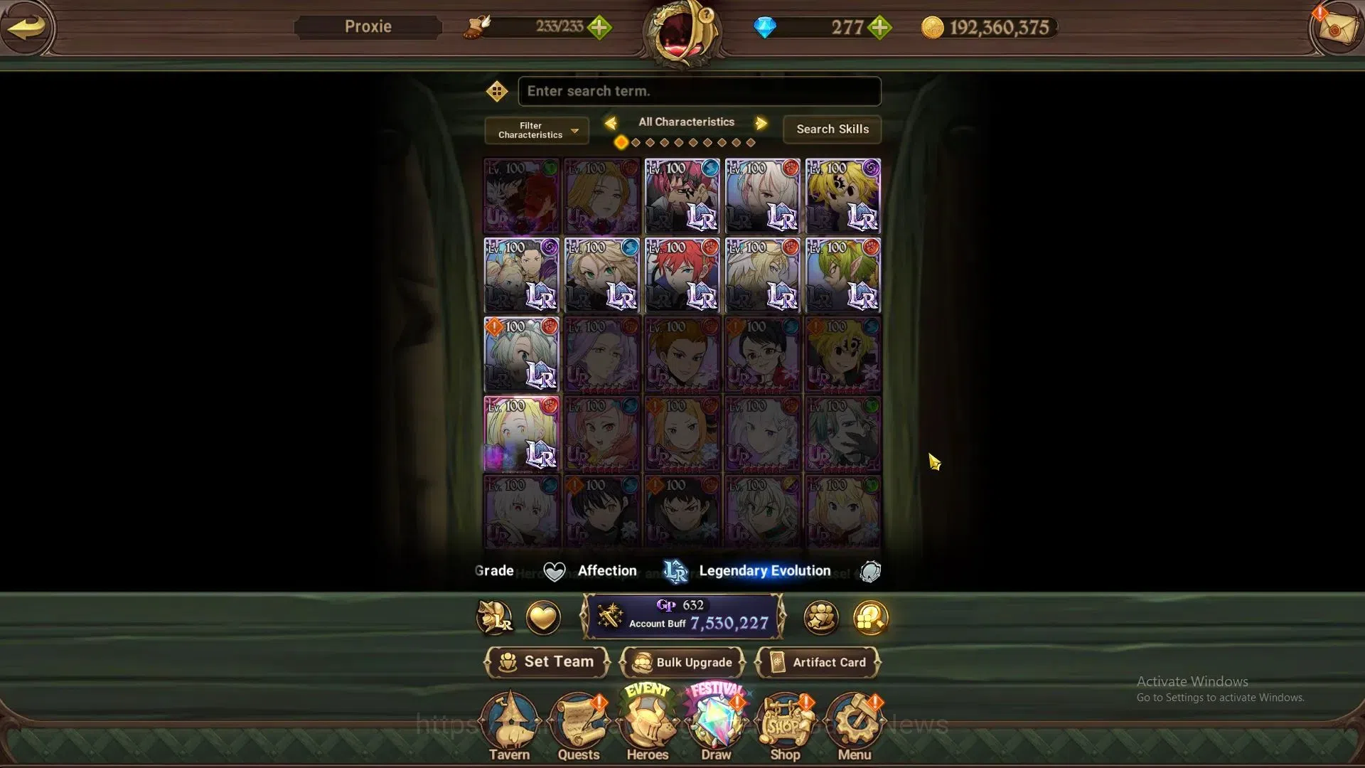 The Seven Deadly Sins: Grand Cross Accounts ASIA|7,5M CC|69 LS+277 DM|9 LR+13 UR+Many Collab|S image 13