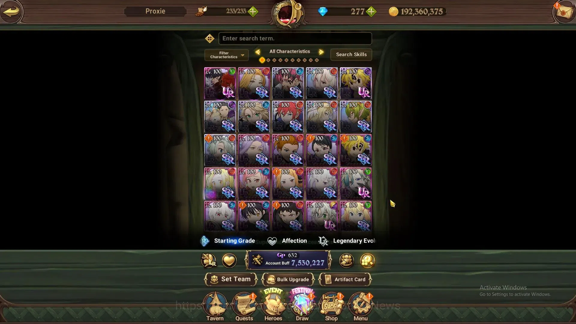 The Seven Deadly Sins: Grand Cross Accounts ASIA|7,5M CC|69 LS+277 DM|9 LR+13 UR+Many Collab|S image 14