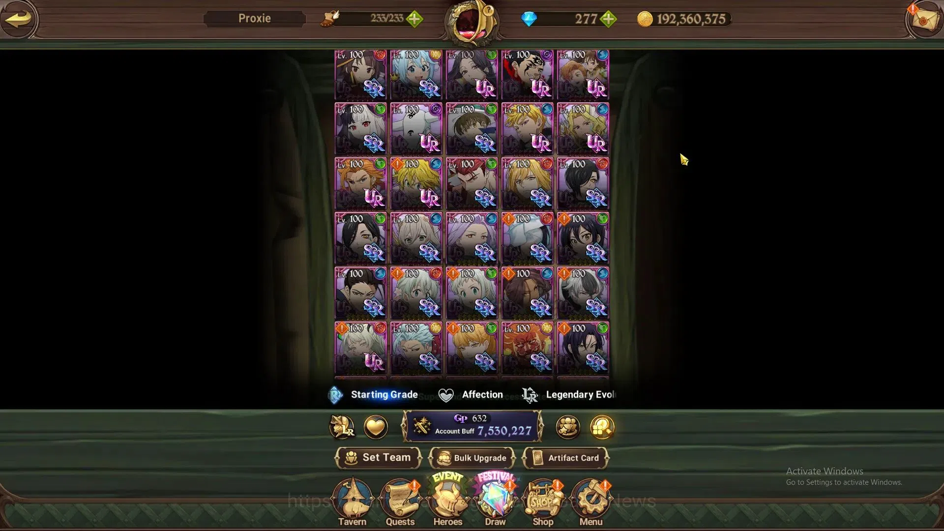 The Seven Deadly Sins: Grand Cross Accounts ASIA|7,5M CC|69 LS+277 DM|9 LR+13 UR+Many Collab|S image 15