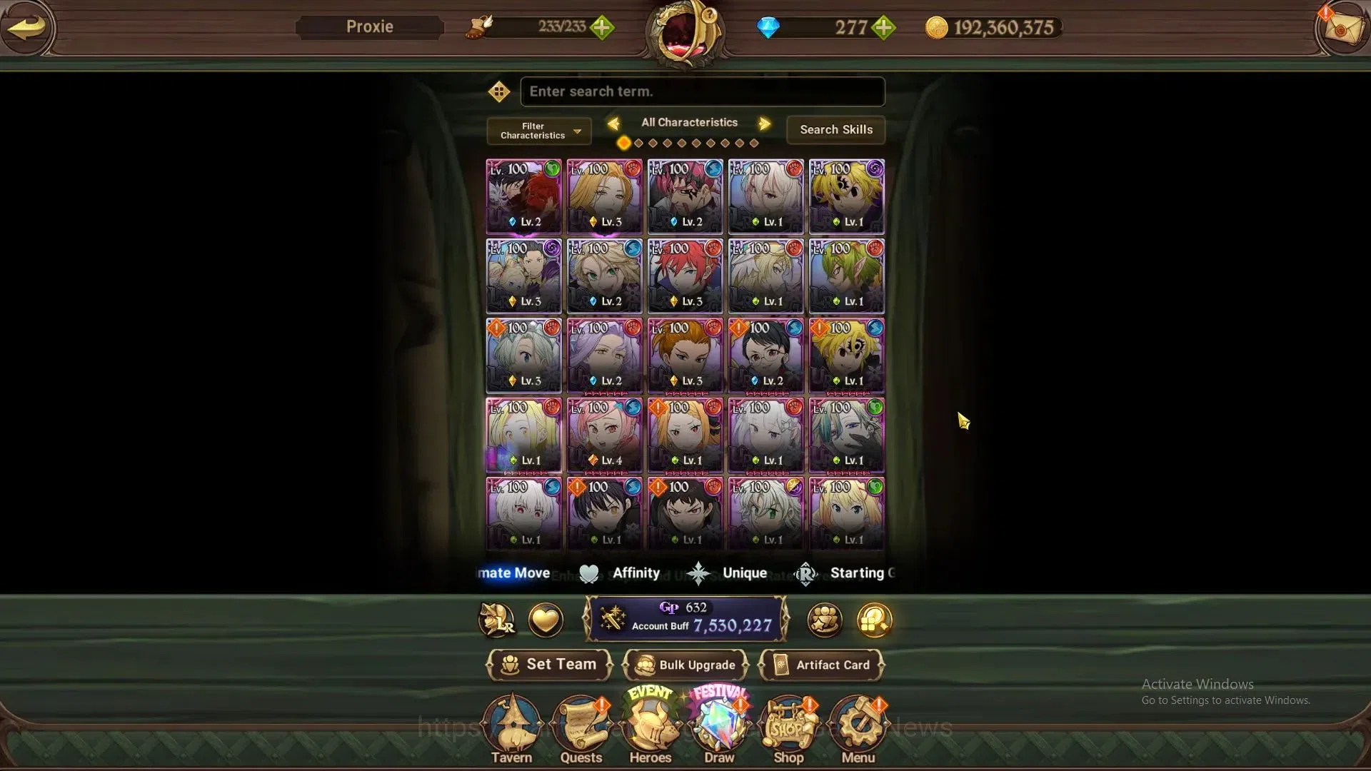The Seven Deadly Sins: Grand Cross Accounts ASIA|7,5M CC|69 LS+277 DM|9 LR+13 UR+Many Collab|S image 16