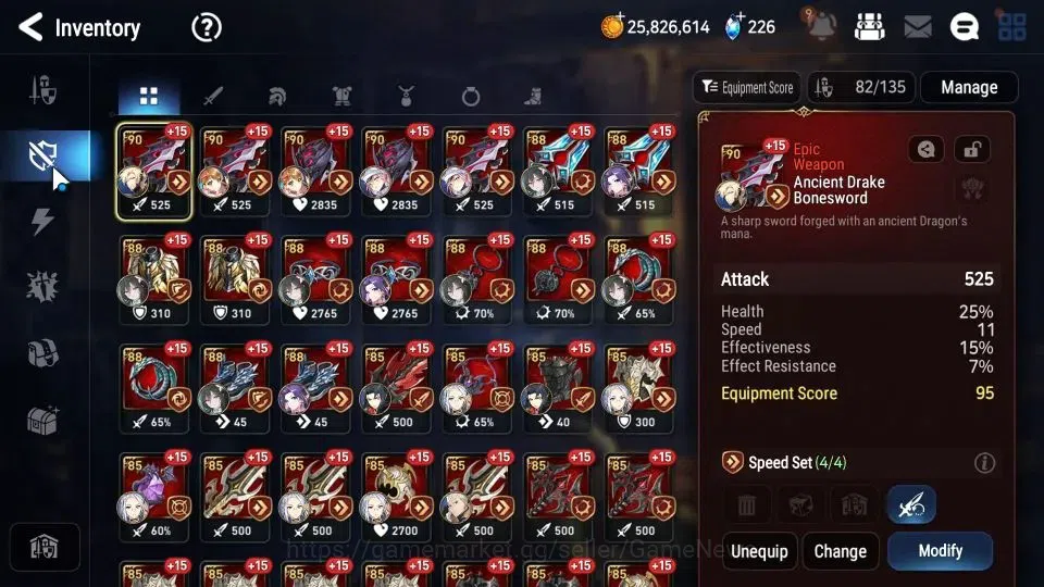 Epic Seven Accounts GLOBAL Unverif|New Era|6 ML[Har setti,A Tywin,DD R image 11