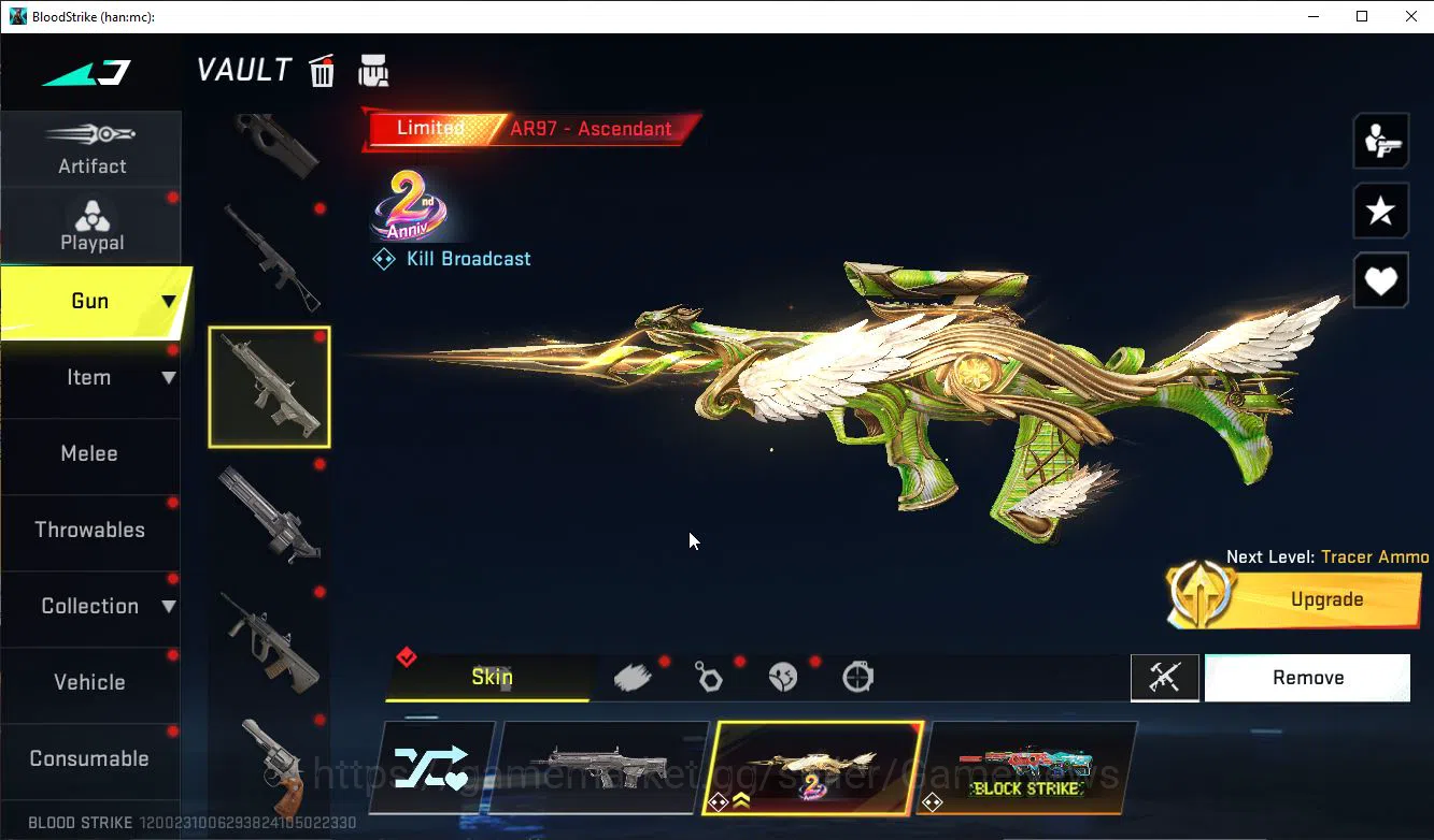Blood Strike Accounts ASIA|Collab 7DS[AK47,Kar98k,QBZ95],Bleach Byakuya, image 13
