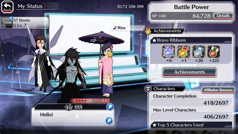 Bleach: Brave Souls Accounts Starter [GLOBAL]20k Orbs+Fresh All Story|Fierce Ichigo,Gin,Brave Jushiro,Nanao Jap 2