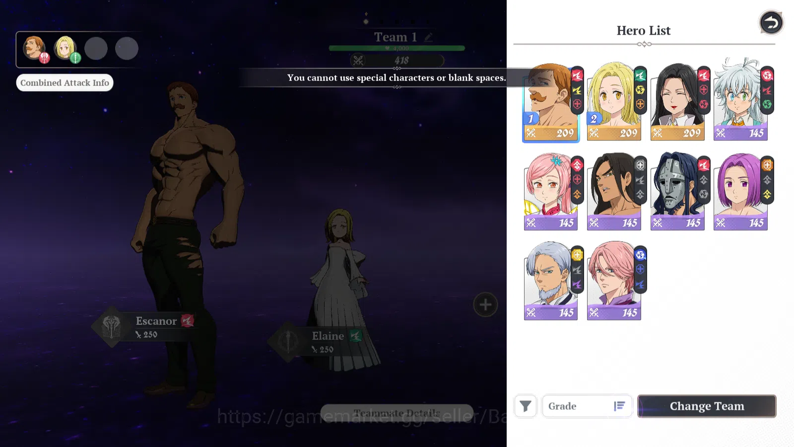 The Seven Deadly Sins: Origin Accounts EUROPE | Fresh Starter Lvl 2 |3 SSR| Escanor, Guil image 5