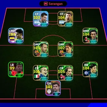 eFootball Accounts Legends & Iconic Players Android|PW 3202|Big T Nistelrooij+Rivaldo+Rijkaard,Epic