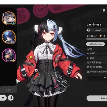 Neverness to Everness Accounts GLOBAL SEA|HL 33|TL 11|4 SSR 2 Limit[Lacrimosa,Hot image 1