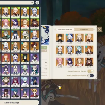 Genshin Impact Accounts Others Asia|AR 60|21 Limited+21(*5Wp)|(Nahida,Ayaka,Yae Miko,Shogun,Yoimima,Hu