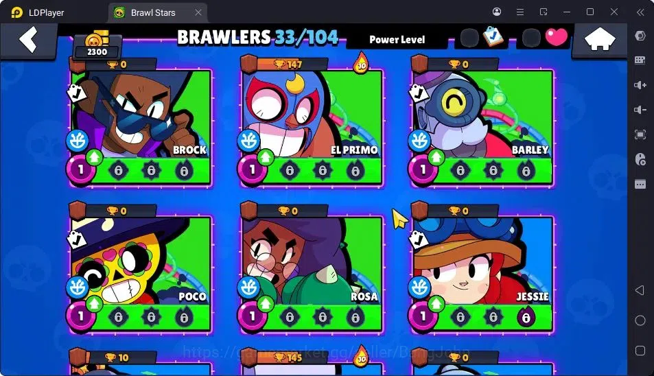 Brawl Stars Accounts Trophy 2300|33Brawler|2Max Hypercharge(Shelly,Emz|1Hypercharge(Piper),4Mythic,6Epic Skin|5217 17