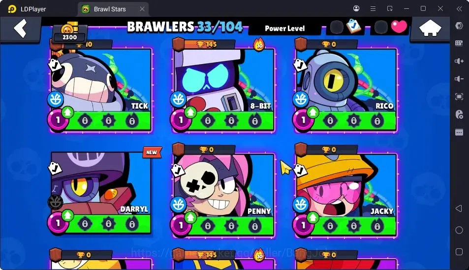 Brawl Stars Accounts Trophy 2300|33Brawler|2Max Hypercharge(Shelly,Emz|1Hypercharge(Piper),4Mythic,6Epic Skin|5217 18