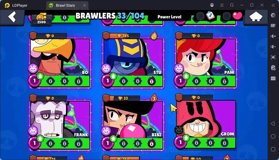 Brawl Stars Accounts Trophy 2300|33Brawler|2Max Hypercharge(Shelly,Emz|1Hypercharge(Piper),4Mythic,6Epic Skin|5217 19