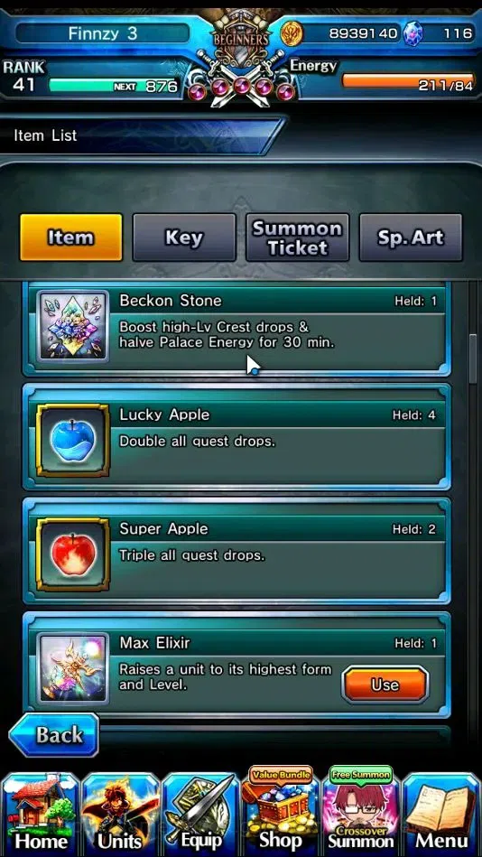 Grand Summoners Accounts Global|Rank 41|5 Ascend+2 TW|(WH Fen,M Misaka)+TW, image 3