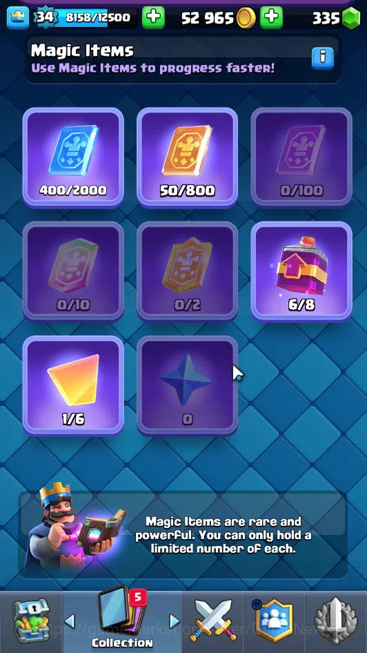Clash Royale Accounts Lv 34|Trophy 7105|KTL 12|Limited Skin|Card 118|1 H image 14