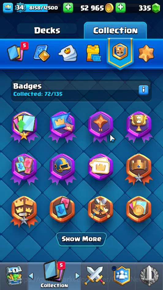 Clash Royale Accounts Lv 34|Trophy 7105|KTL 12|Limited Skin|Card 118|1 H image 18