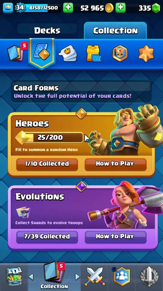 Clash Royale Accounts Lv 34|Trophy 7105|KTL 12|Limited Skin|Card 118|1 H image 5