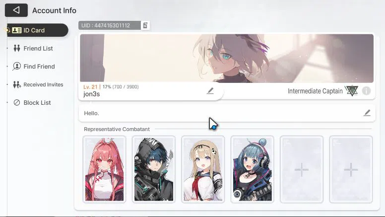 Chaos Zero Nightmare Accounts GLOBAL Lv21 | 3SSR MeiLin Luke Haru Nia 8 SR Partn image 6