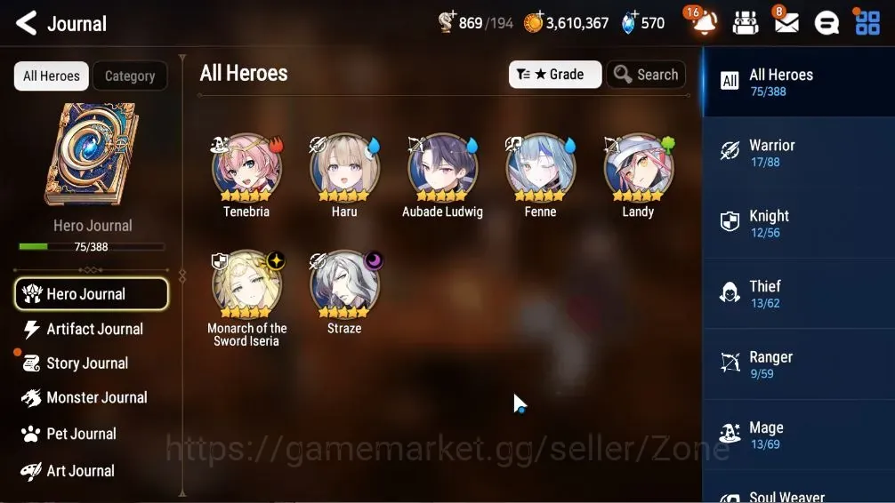 Epic Seven Accounts Starter Global|Unverif|Starter 2ML(Miseria,Straze)Haru Collab|PoH+Bless ON|Theater Untouch|Stove(ES1547Z) 1