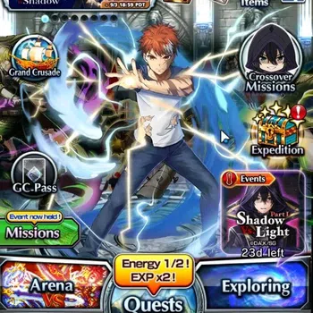 Grand Summoners Accounts End-Game Global|Rank 101|10 Ascend 4 TW|(Shirou Emiya,Chloe,Uzu Sanageyama,Miyu)+TW|Lpot 123+17