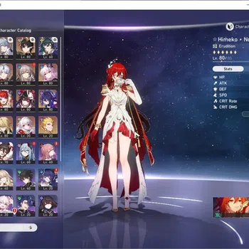 Honkai Star Rail Accounts Others Asia|TL 70|1 GC|1 Team Prem|13 Limited|HimeNova,Phainon,Archer)+Sign