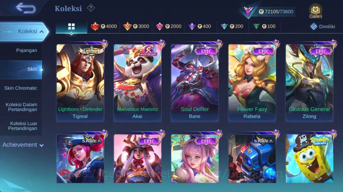 Mobile Legends: Bang Bang Accounts Global,Skin 272,Hero 131,LB (akai,kaja),Ann (haya, image 15