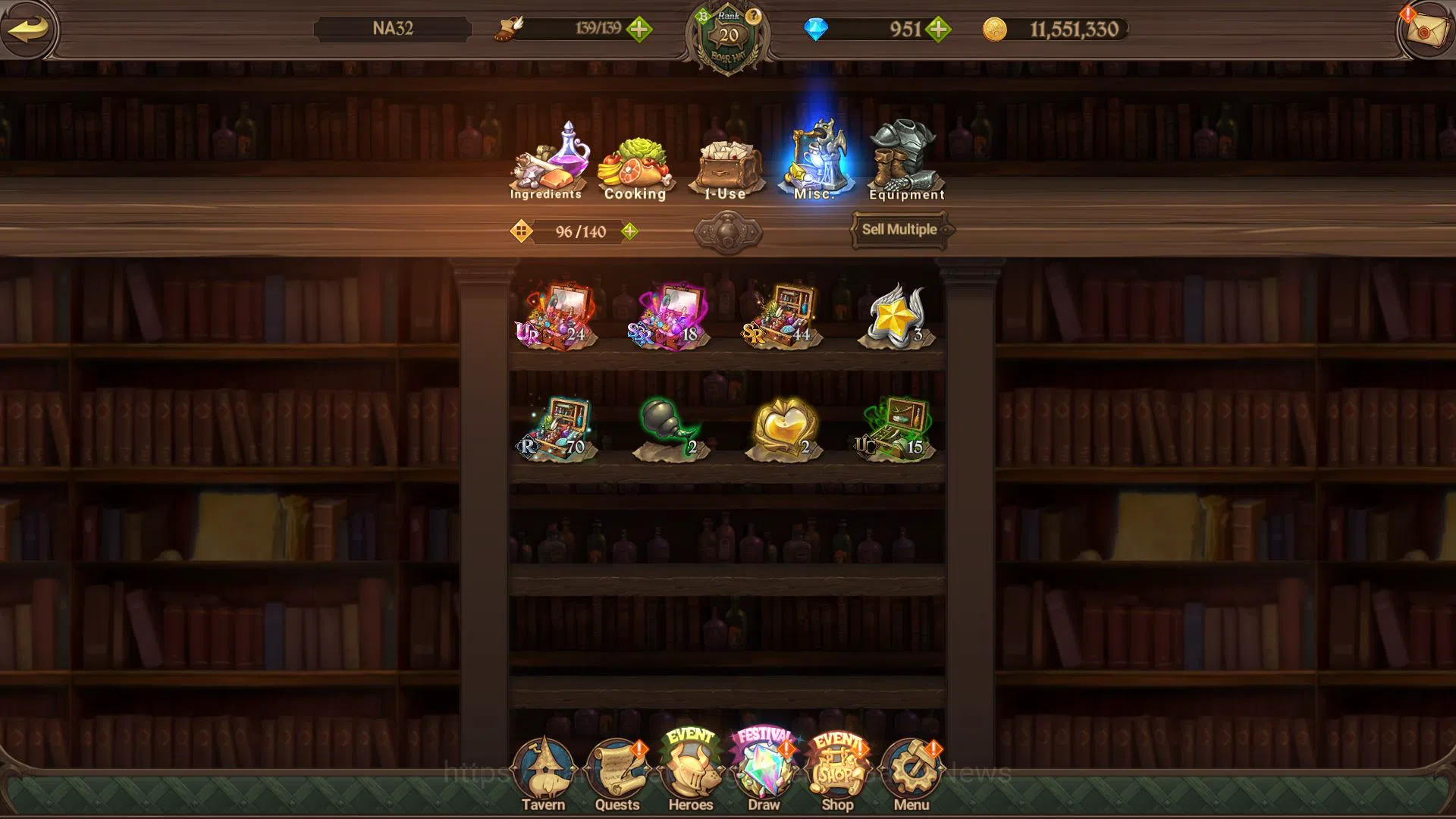 The Seven Deadly Sins: Grand Cross Accounts Global | Starter | 1M CC,Ch5 | 4 UR + 951 Gems | E image 3