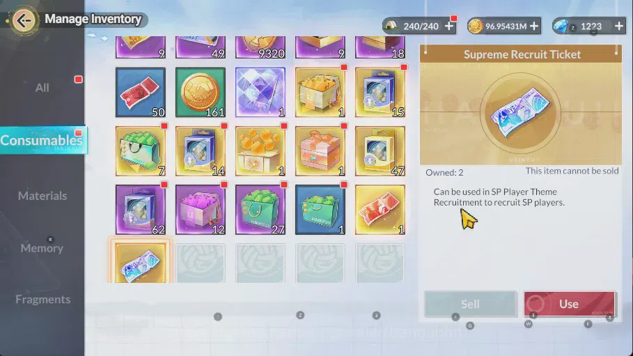 HAIKYU!! FLY HIGH Accounts SEA Lv60| 6SP [Kotaro Beach R2,ToruR1,KeijiR1,Waka image 10