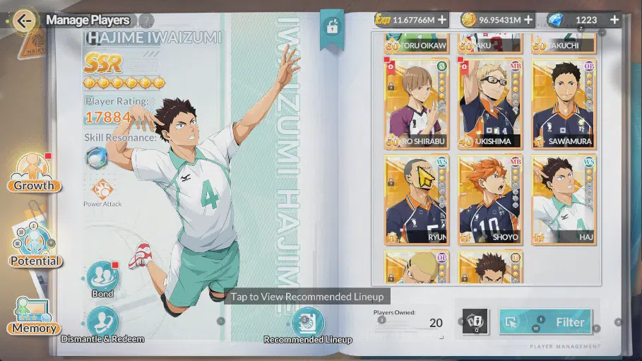 HAIKYU!! FLY HIGH Accounts SEA Lv60| 6SP [Kotaro Beach R2,ToruR1,KeijiR1,Waka image 18