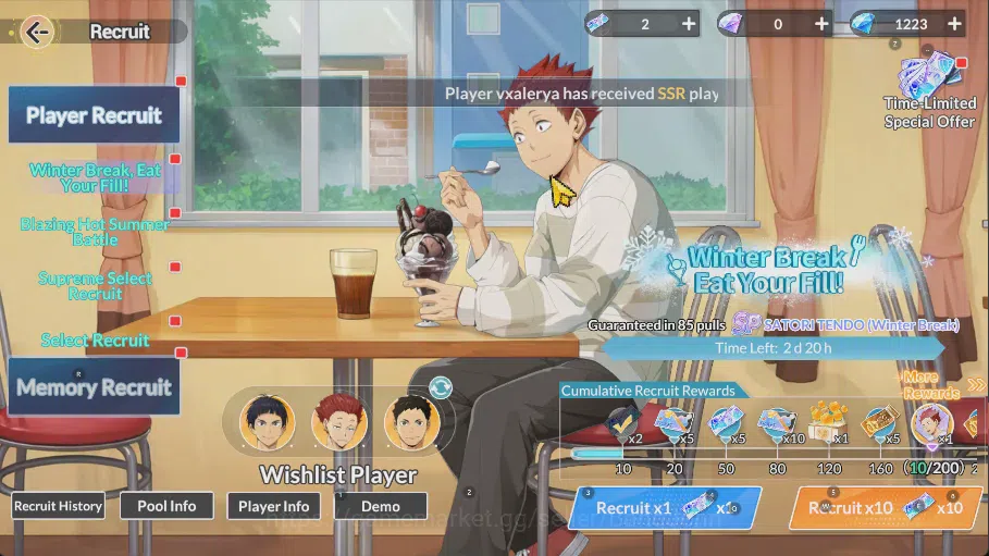 HAIKYU!! FLY HIGH Accounts SEA Lv60| 6SP [Kotaro Beach R2,ToruR1,KeijiR1,Waka image 2
