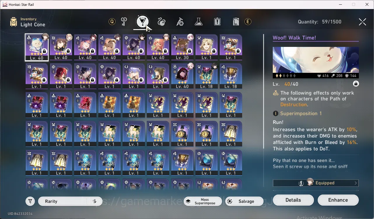 Honkai Star Rail Accounts ASIA|TL 29|4 limit|Sparxie,Sparkle,DanHeng PT,Ruan image 10