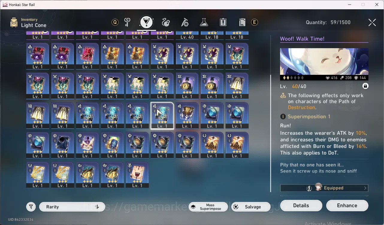 Honkai Star Rail Accounts ASIA|TL 29|4 limit|Sparxie,Sparkle,DanHeng PT,Ruan image 11