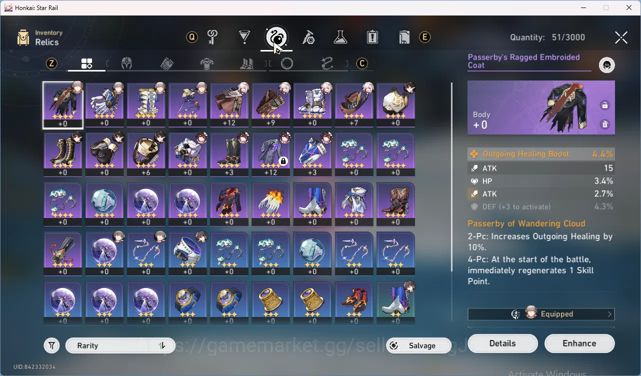 Honkai Star Rail Accounts ASIA|TL 29|4 limit|Sparxie,Sparkle,DanHeng PT,Ruan image 12