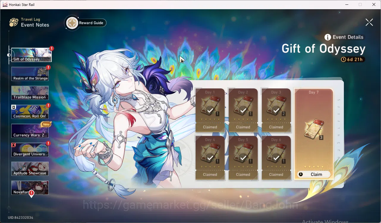 Honkai Star Rail Accounts ASIA|TL 29|4 limit|Sparxie,Sparkle,DanHeng PT,Ruan image 7
