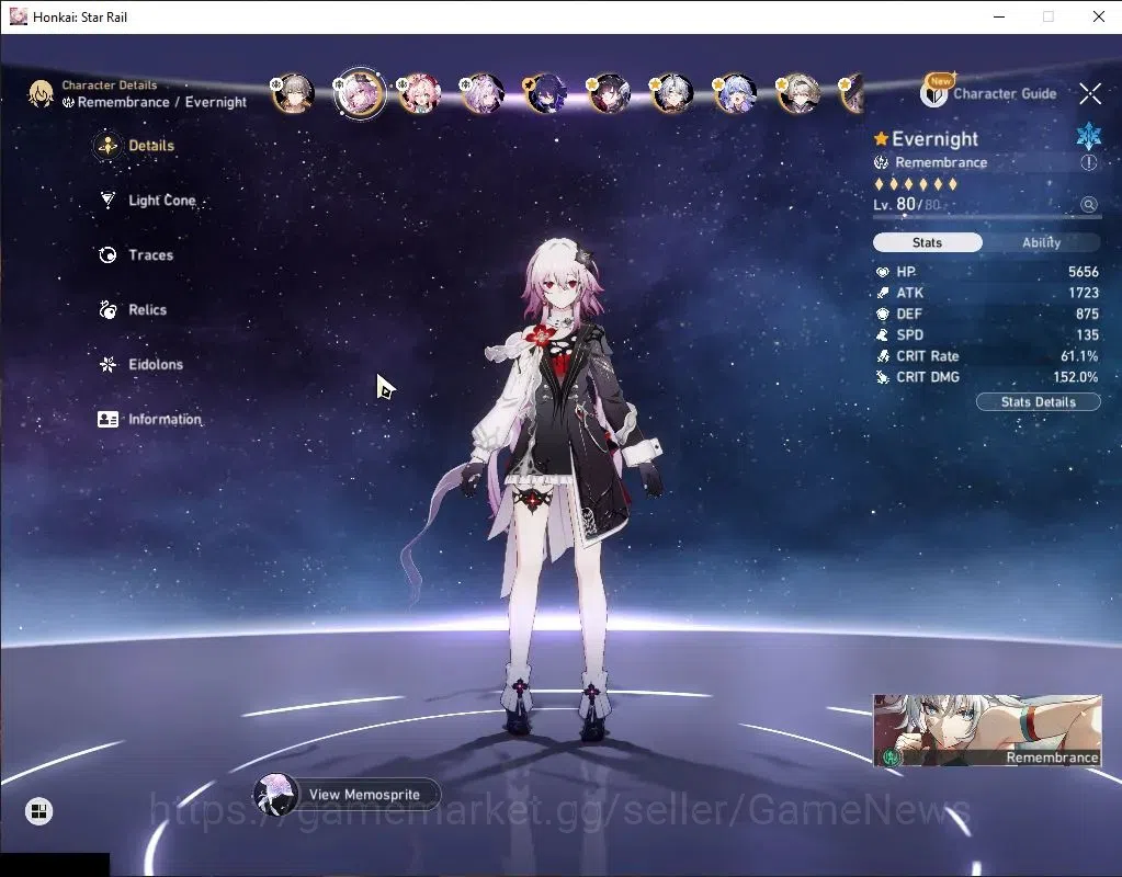 Honkai Star Rail Accounts Asia|TL 70|28 Limited[Castorice,Hysilens,The Herta image 19