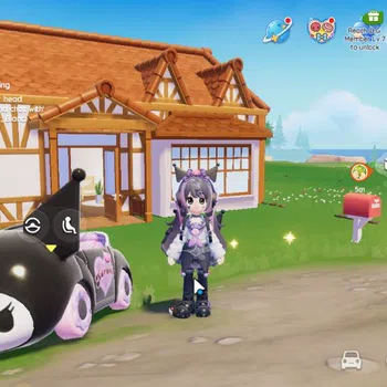 Heartopia Accounts SEA|DG Lvl 3| Fullset Outfit SANRIO (Kuromi)+Car |400 Moonlight Crystal +25 Wishing Star|Log Google|Check
