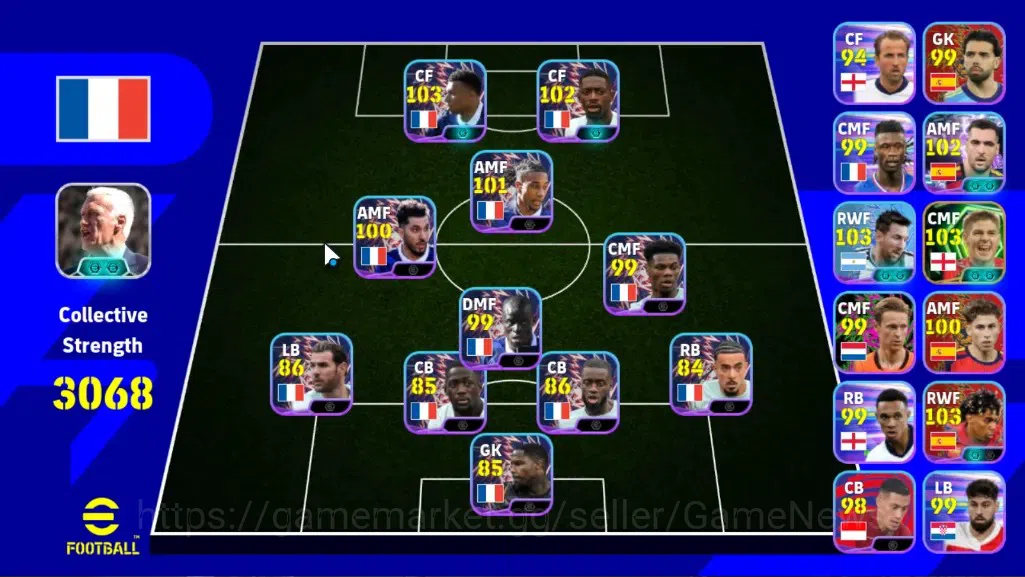 eFootball Accounts Legends & Iconic Players Android|National Team Pack France'26|Epic Steven Gerrard,Show Time Lionel 1