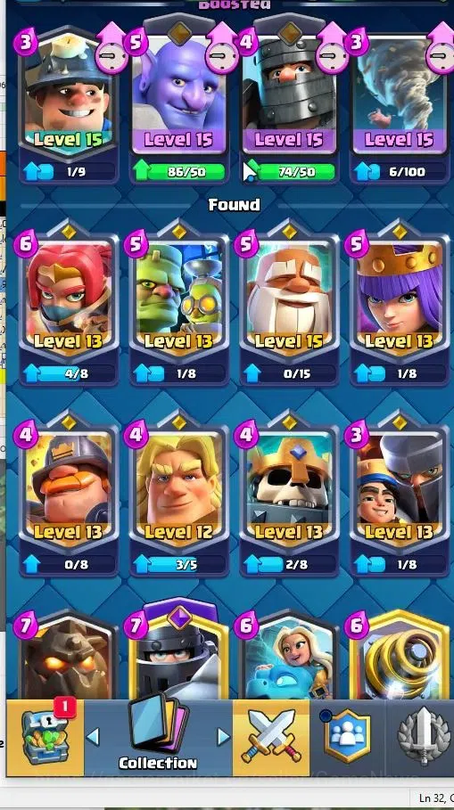 Clash Royale Accounts Lv 57|KTL 15|Trophy 11399|Card 121|15 EVO,5 Hero,8 image 13