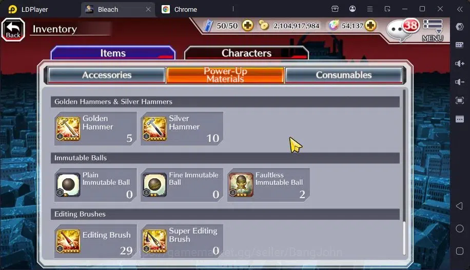 Bleach: Brave Souls Accounts Mid-Tier GLOBAL |50K ORB+MidGame|Ichigo DreamTeam,Kenpachi TYBW26,Zangetsu Speed,Genryusai 11