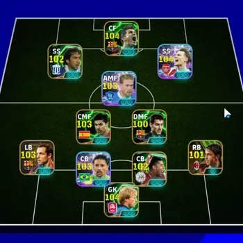 eFootball Accounts Legends & Iconic Players Android|2 Big Time Raul,Nistelroolj|Epic David Villa,Oliver Kahn,Sergi