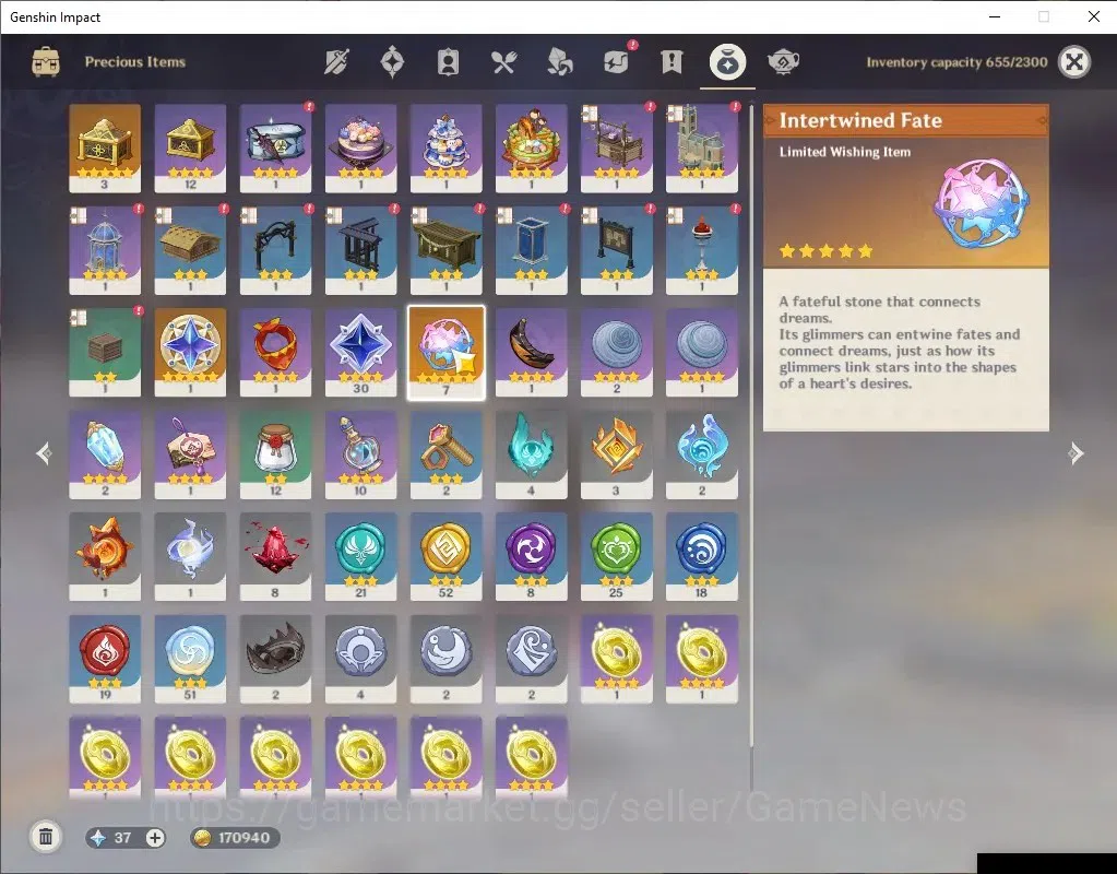 Genshin Impact Accounts Asia|AR56|Rate ON|8Limited+6(*5WP)|Columbina,Raide image 10