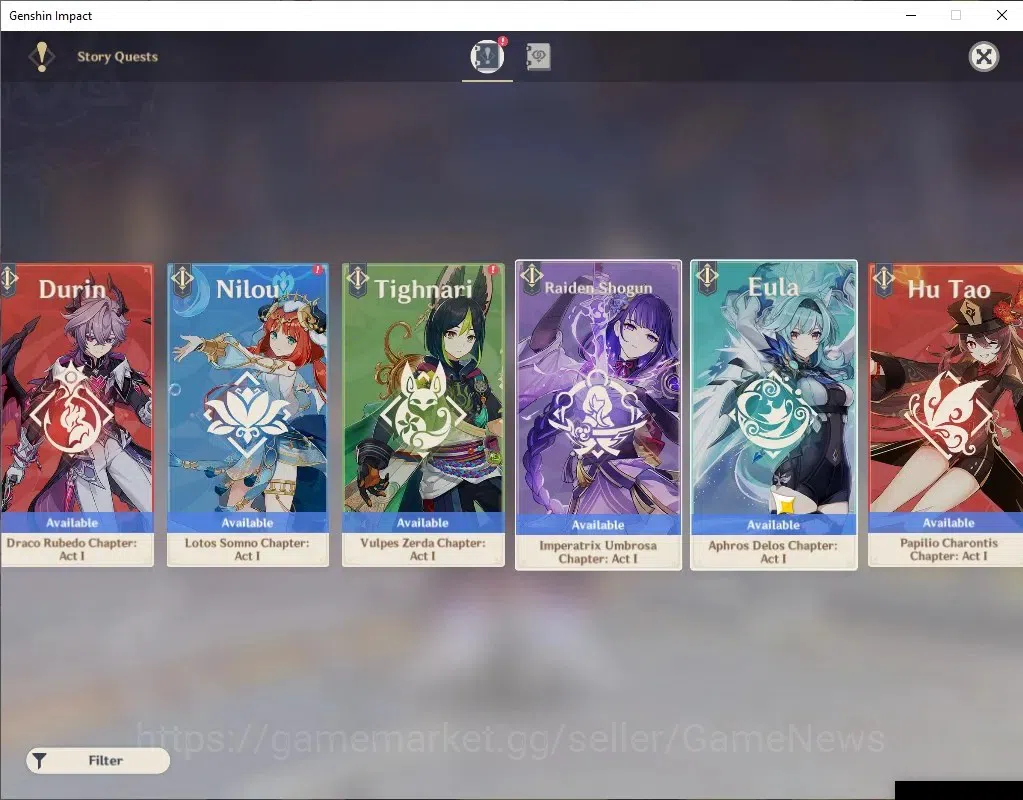 Genshin Impact Accounts Asia|AR56|Rate ON|8Limited+6(*5WP)|Columbina,Raide image 17