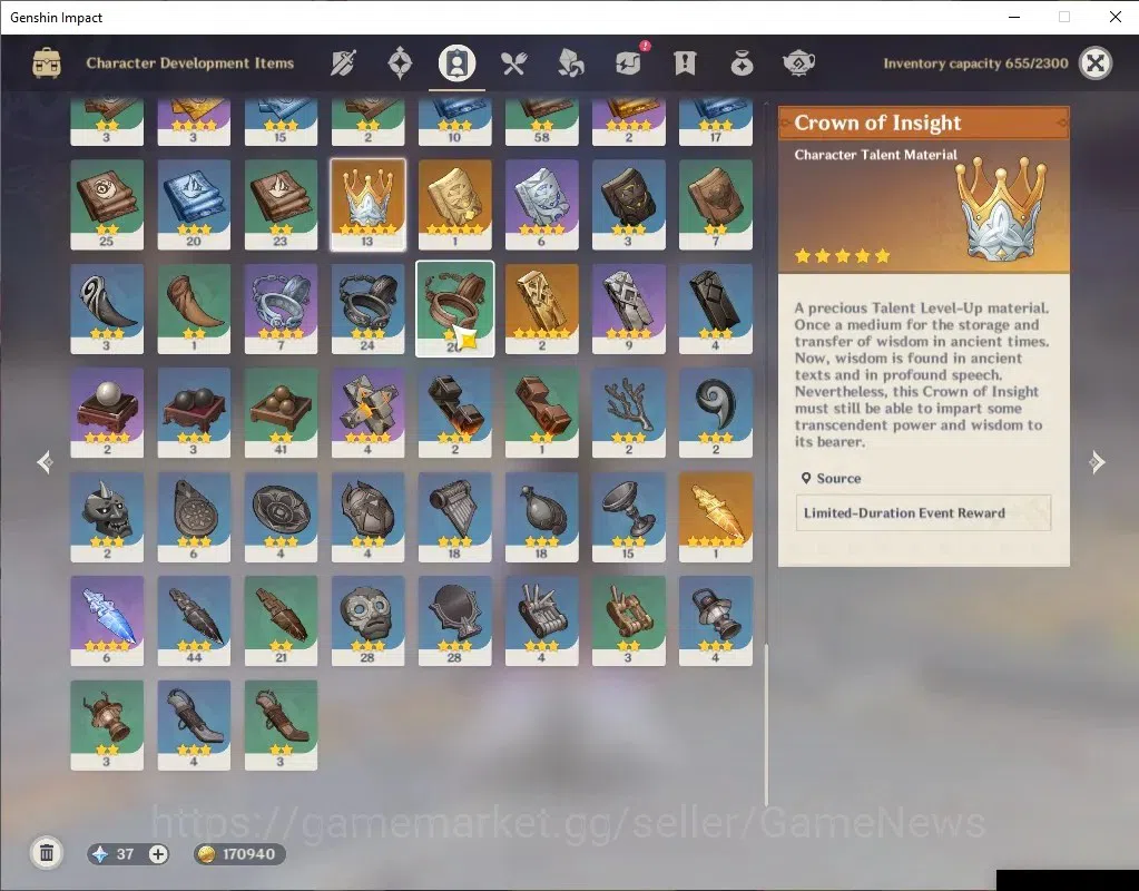 Genshin Impact Accounts Asia|AR56|Rate ON|8Limited+6(*5WP)|Columbina,Raide image 7