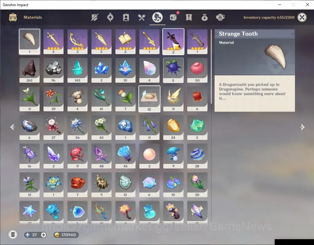 Genshin Impact Accounts Asia|AR56|Rate ON|8Limited+6(*5WP)|Columbina,Raide image 8