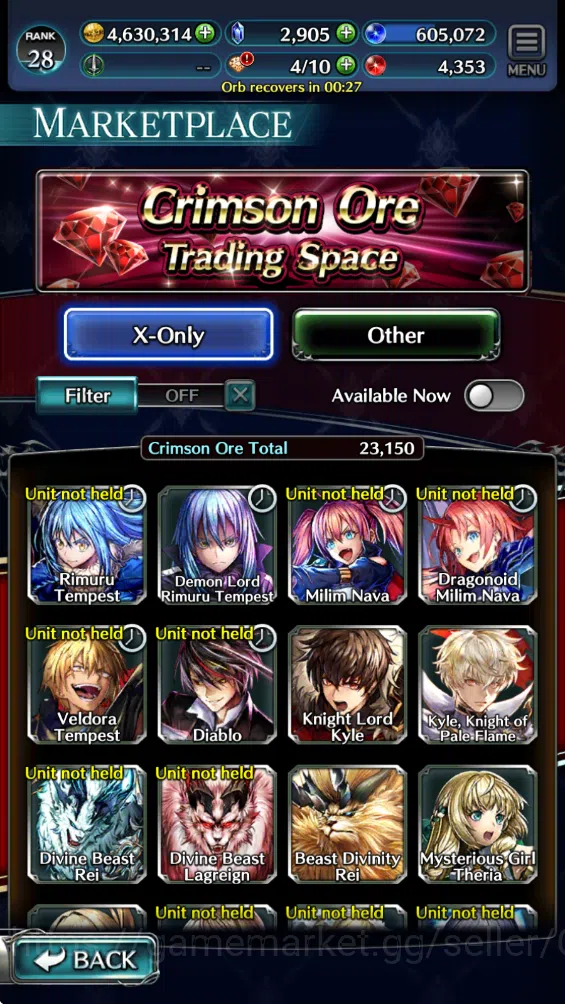 Last Cloudia Accounts Mid‑Game GLOBAL Rank 28| Collab Slime (Benimaru,Hianta,DLRimuru) + NieR (2B,A2,9S) + Mana 13